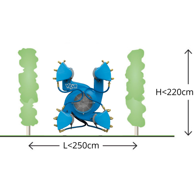 L < 250cm - H < 220cm